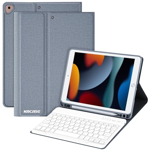 iPad-Hülle mit Tastatur 9.,8.,7. Generation 10.2, iPad Pro 10.5/Air 3. Generation 2019 2017, Smart Case mit Tastatur iPad 9. 2021 8. 7. Generation Tablet abnehmbare Bluetooth-Tastatur mit Stifthalter