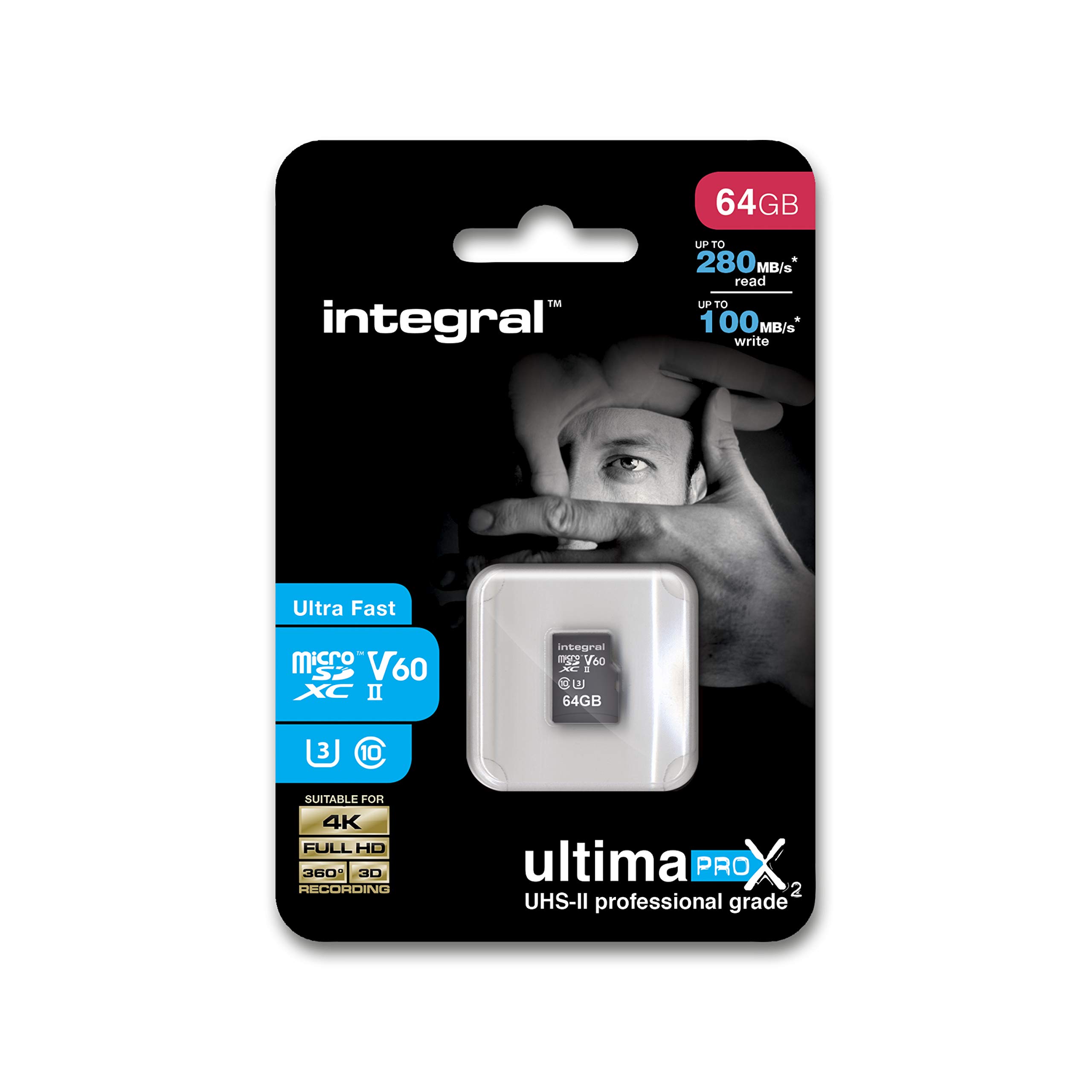 Integral UltimaPro X2 UHS-II MicroSDXC Speicherkarte 64 GB