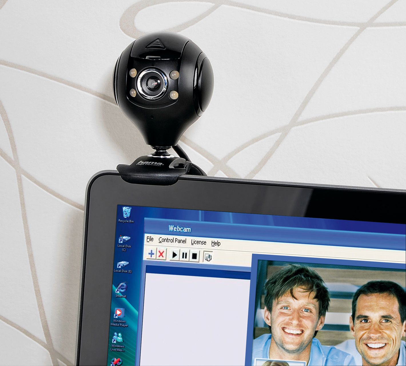 hama HD-Webcam Spy Protect - schwarz 2