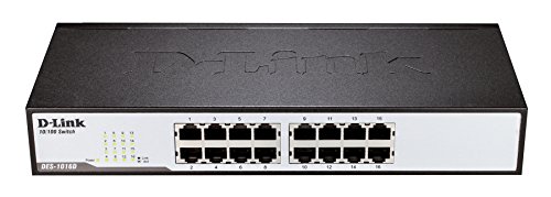 D-Link DES-1016D Fast Ethernet Switch (16 Ports) Kunststoff