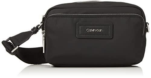 Calvin Klein Damen Must Nylon Kameratasche Tasche, Ck Schwarz, One Size