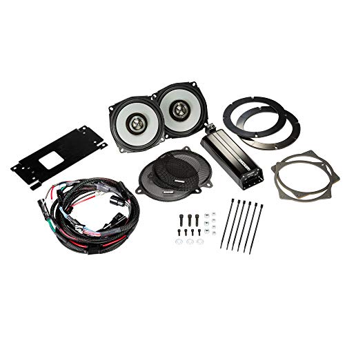 KICKER 46HDS144 Audio-Set, kompatibel mit Harley Davidson Electra Glide, Street Glide, & Ultra Glide mit Kühlergrill