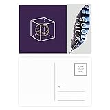 Postkarten-Set, mathematisch, geometrisch, Weltraum, Glücksfeder, 20 Stück