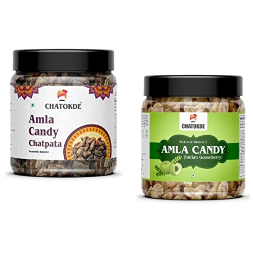 CHATOKDE Amla Candy Combo (Süßes Amla (250 g) & Chatpata Amla (250 g)_Verpackung kann variieren