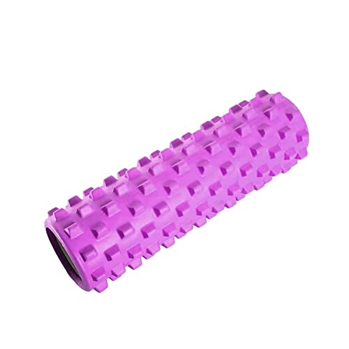 Foam Roller Yoga-Massagegerät für Trigger Point Therapy – Selbstmassage mit Muskelauslass – 33 x 13 cm – Crossfit, Stretching, Yoga, Pilates, Physiotherapie (Rosa)
