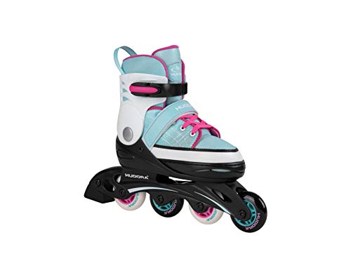HUDORA Unisex – Erwachsene Kinder Inline Skates Basic, Mint, Gr. 30-33, One Size