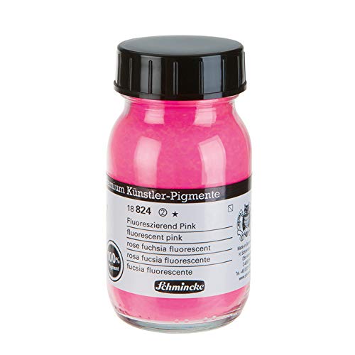 Schmincke feinste Künstler-Pigmente, Fluoreszierend Pink - 100 ml