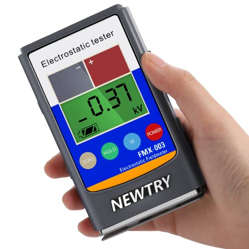 NEWTRY FMX003 Elektrostatischer Tester /Statischer Elektrizität Tester /Statisches Feldmessgerät /Lonisator Tester