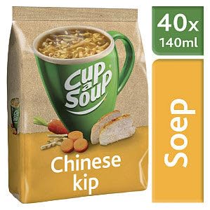 Cup-a-Soup Unox machinezak Chinese kip 140ml | 4 stuks