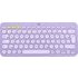 Logitech K380 Tastatur Bluetooth QWERTZ Deutsch Lavendel