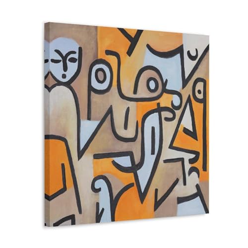NgAnoh Young Moe von Paul Klee Leinwanddruck, Poster, Kunst, Leinwand, Gemälde, Dekor, Wanddruck, Fotogeschenke, Heimdekoration, moderne Dekorationen, 50 x 50 cm
