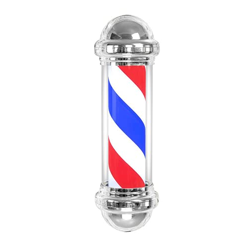 Friseursalon-Schild-Licht, rotierende Streifen Friseursalon-Open-Schild Barber Shop Pole LED-Licht für Barbershop
