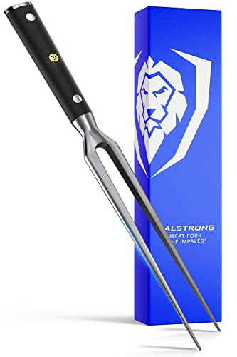 DALSTRONG Meat Fork - 18 cm -"The Impaler" - Dual Prong Carving Fork - High Carbon Stainless Steel - G10 Garolite Handle