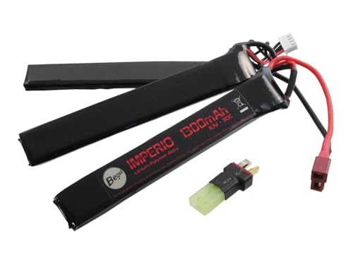 Begadi 'Imperio' LiPo Akku 11,1V 1300mAh 30C Triple Stick mit Dean & Adapter auf Mini TAM