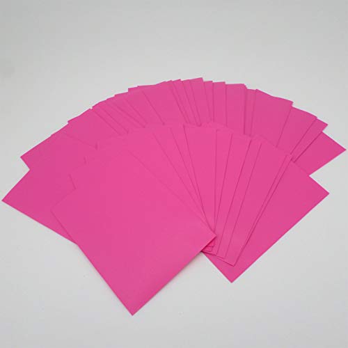 docsmagic.de 5 x 100 Mat Pink Card Sleeves Standard Size 66 x 91 - Rosa - Kartenhüllen - PKM - MTG