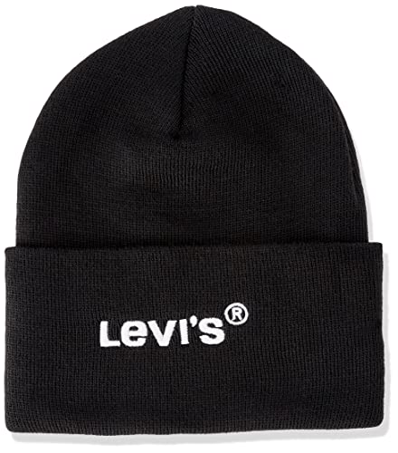 Levi's, Beanie Wordmark in hellgrau, Mützen & Handschuhe für Herren