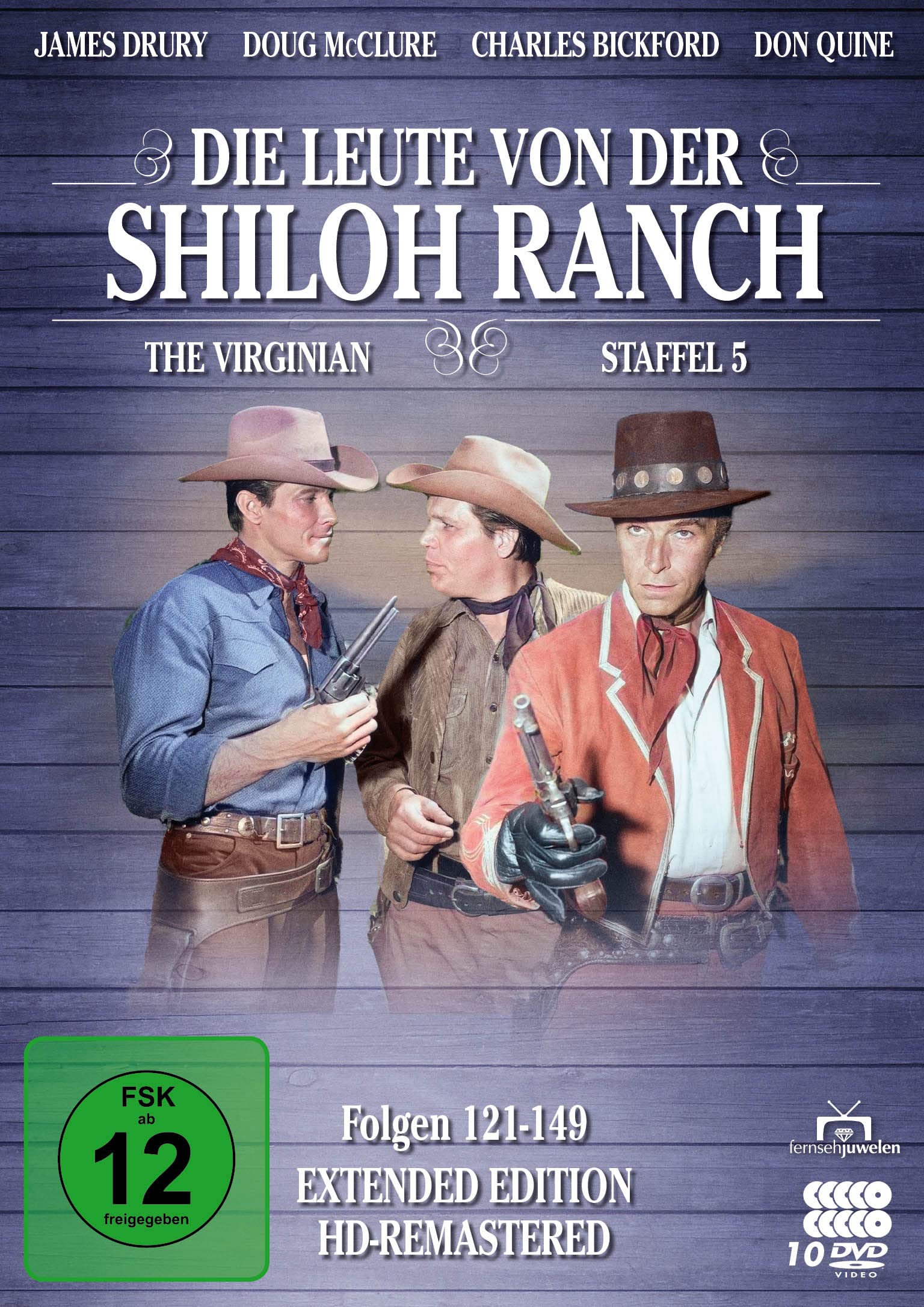 Die Leute von der Shiloh Ranch - Staffel 5 (HD-Remastered) (Fernsehjuwelen) [10 DVDs]