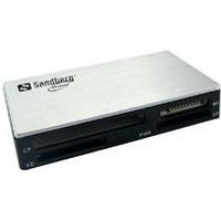 Sandberg USB3.0 Multi Card Reader - Kartenleser (MS, MMC, SD, xD, CF, TransFlash, microSD, SDHC, MS Micro) - USB3.0 (133-73)