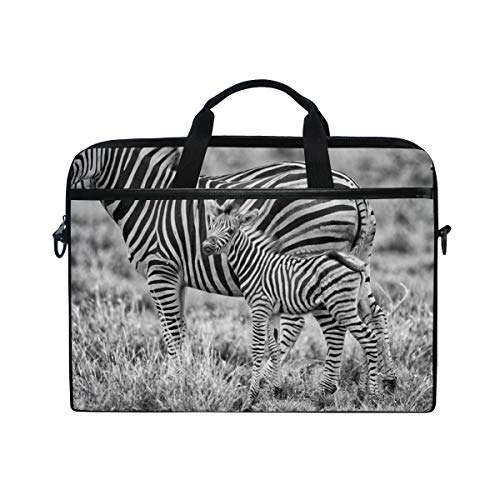 LUNLUMO Animal Zebra Family Migration 15 Zoll Laptop und Tablet Tasche Durable Tablet Sleeve for Business/College/Women/Men
