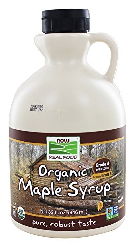 Now Foods Ahornsirup Grade A, dunkle Farbe, 946 ml