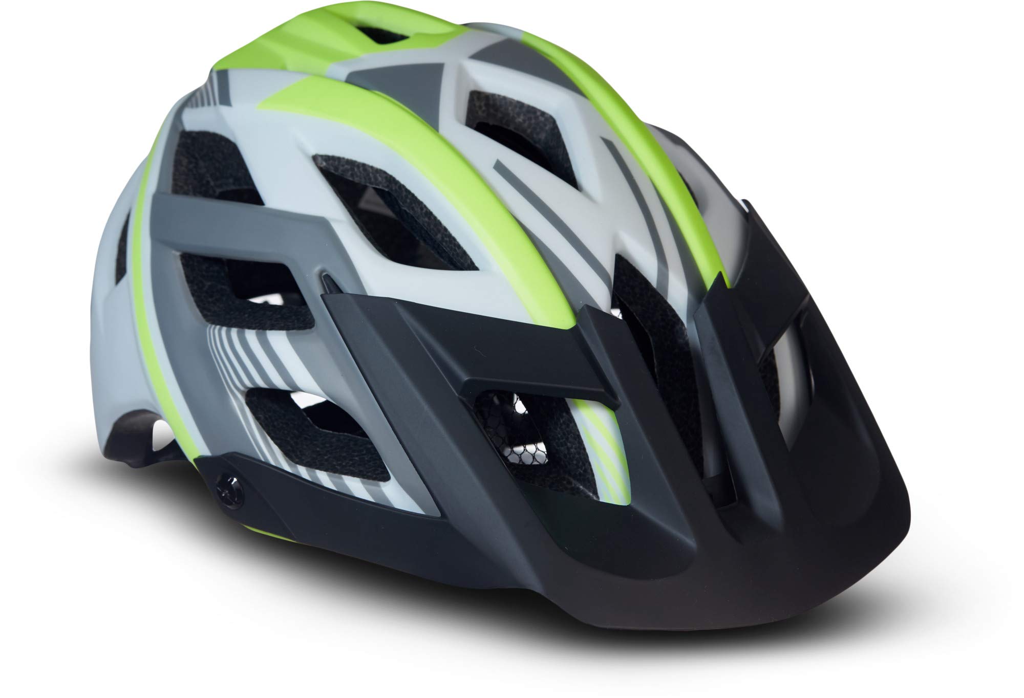 Moto Helmets® Fahrradhelm Unisex für Erwachsene & Jugendliche in Neon Größe L, leicht zu öffnen und anpassbar an die Kopfform