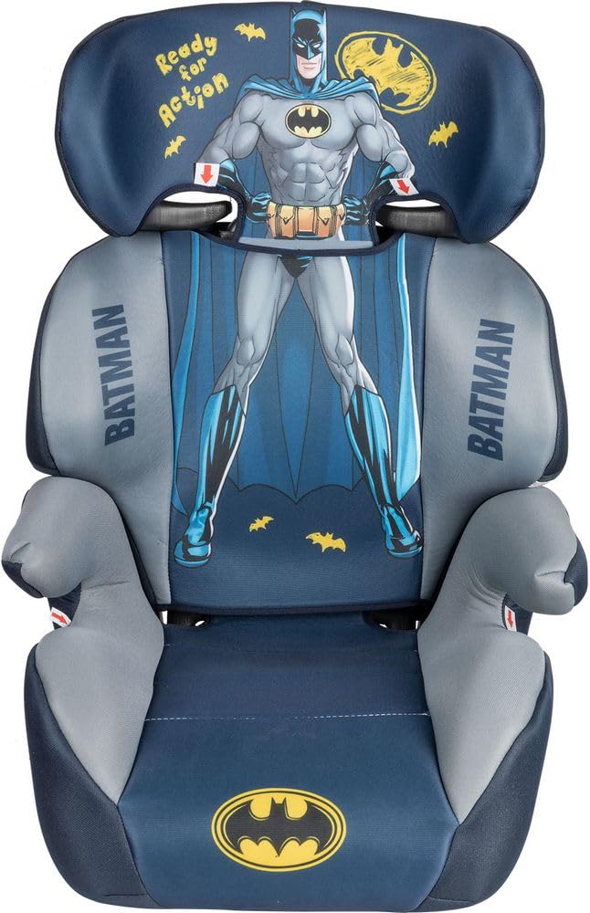 DC Comics Batman-Autositz, Gruppe 2-3 (15 bis 36 kg) Kind, mit dem Batman-Superhelden