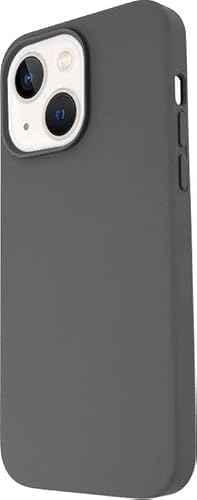 JT Berlin Steglitz Liquid-Silikon dünne Schutzhülle kompatibel mit Apple iPhone 14 Silikon-Hülle [Wireless Charging kompatibel, Weiches Microfaser Innenfutter] grau