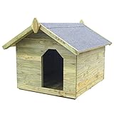 Tier- und Haustierbedarf mit Gartenhaus mit aufklappbarem Dach imprägniertem Kiefernholz