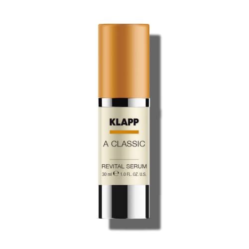 KLAPP Cosmetics - A Classic - Revital Serum - mit wertvollen Liposomen und Bio-Hyaluronsäure um vorzeitiger Hautalterung vorzubeugen - für anspruchsvolle und reife Haut - 30 ml