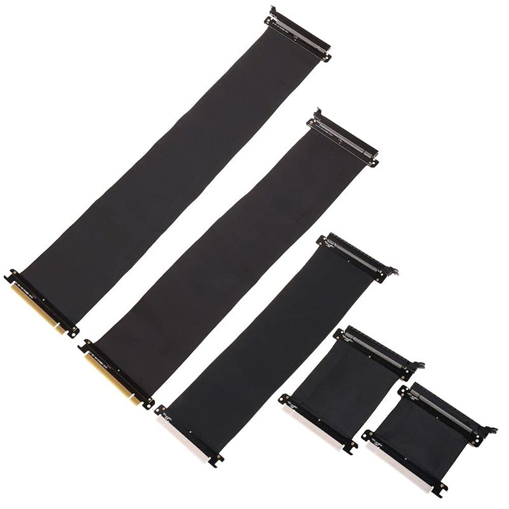 XIGAWAY High Speed PC Grafikkarten PCI Express 3.0 16x Flexible Connector Kabel Riser Card Extension Port Adapter für GPU mit Anti-Jam