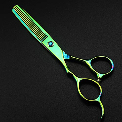 Linkshänder Friseur Scissor Haar Schere Haare Schneiden Schere Kit Haar Gerade Ausdünnung Schere Barber Salon Werkzeuge,ToothCut6Inch