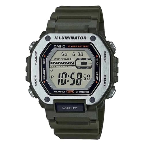 Casio Collection Herren-Digitaluhr Dunkelgrün MWD-110H-3AVEF