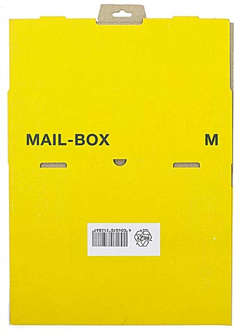 Mail-Box M, gelb, 331x241x104 mm Versandkarton Postversandkarton 20 Stück