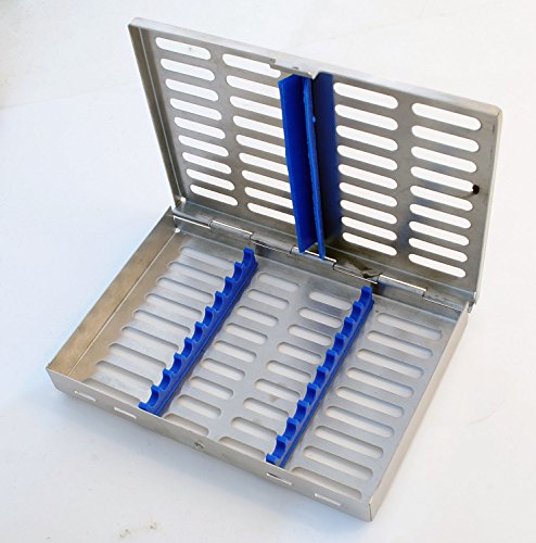 Washtray-Steri Tray-Sterilisatioskassette-Sterilisationsbox-Instrumentenschale - aus rostfreiem Edelstahl für 10 Instrumente