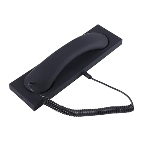 DINESA Universeller Retro-Telefonempfänger, Mobilteil, Smartphone, Anruf-Headset, 3,5 mm, Festnetztelefonmikrofon