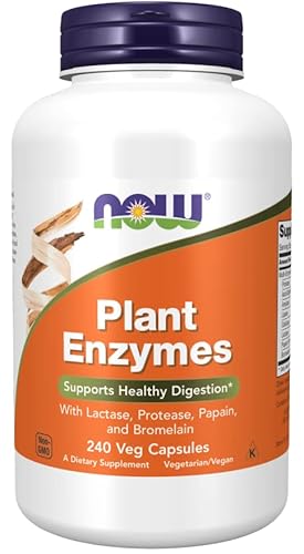 Now Foods, Plant Enzymes, Enzym-Mix, 240 vegane Kapseln, Laborgeprüft, Glutenfrei, Sojafrei, Vegetarisch