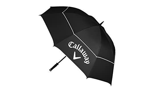 Callaway Golf 2022 Regenschirm, 163 cm, Schwarz/Weiß
