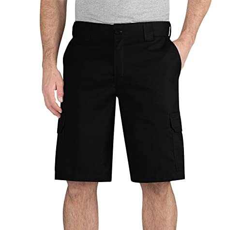 Dickies Herren-Cargo-Shorts, 27,9 cm, Regular Fit, Stretch, Twill - Schwarz - 52