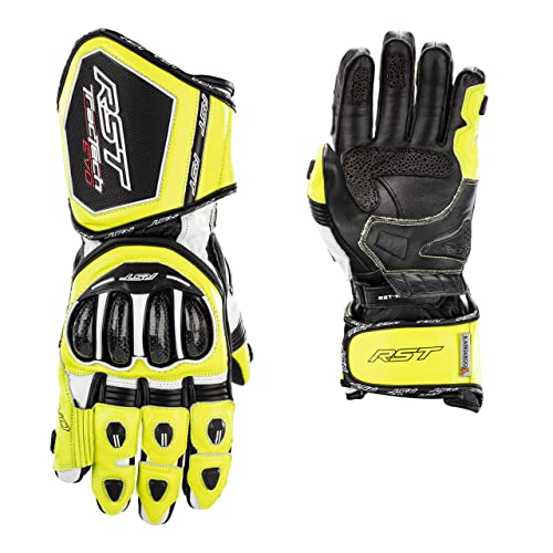 RST Tractech Evo 4 Motorradhandschuhe Gelb/Schwarz XL