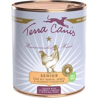 Terra Canis | Senior | Huhn mit Gurke, Kürbis und Gesundheitskräutern | getreidefrei | Nassfutter | 6x800g