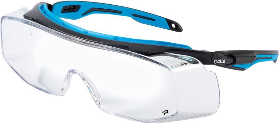 bolle Überbrille TRYON OTG klar kratzfest Rahmen blau-schwarz (TRYOTGPSI)