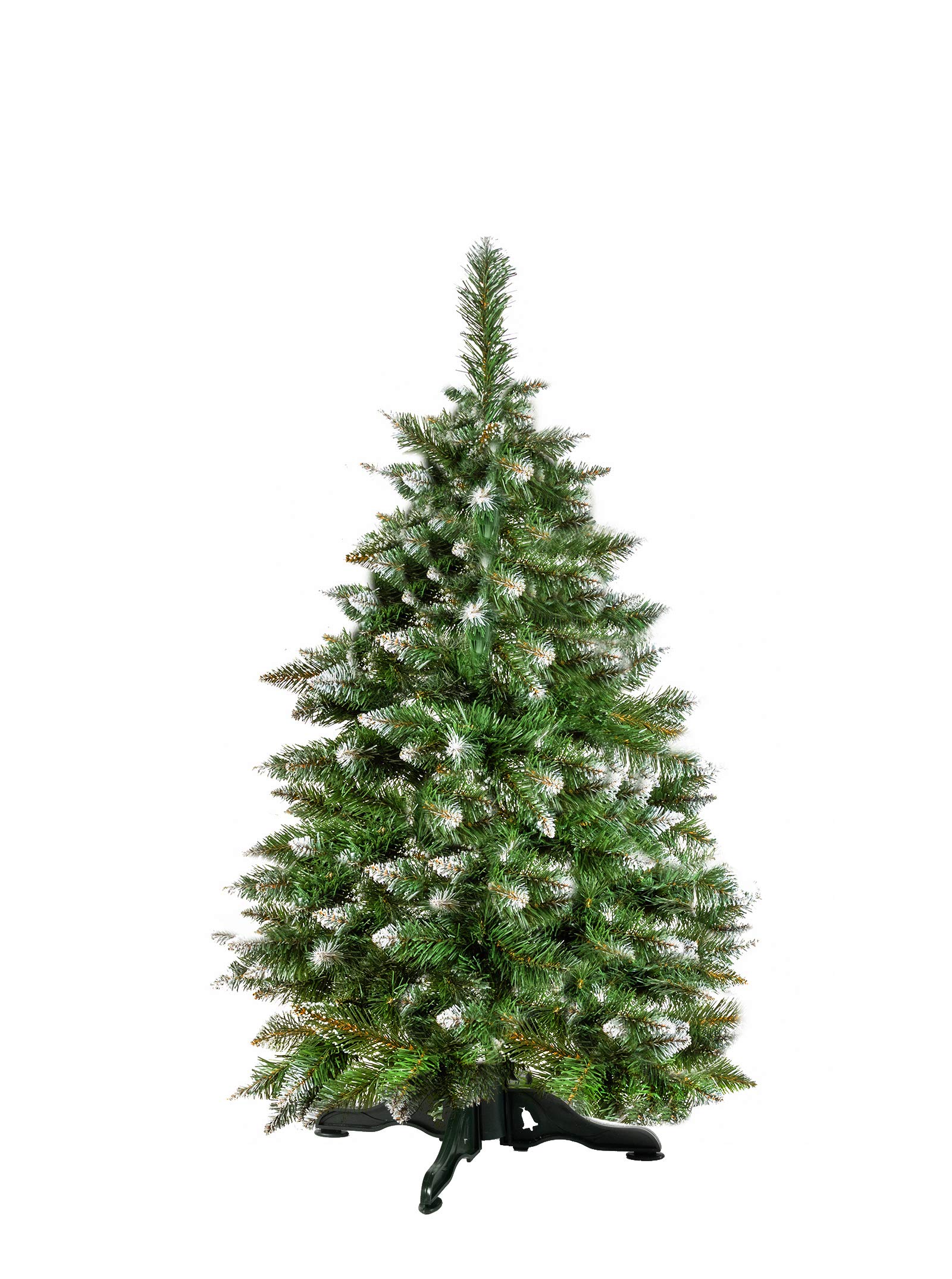 ISO TRADE Künstlicher Weihnachtsbaum 180cm Schnee Christbaum Ständer 11988