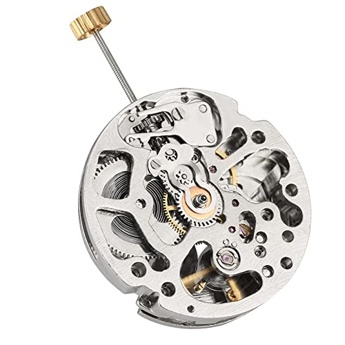BABOS Automatische mechanische Bewegung für 3 Pins Wicklung Mechanische Armbanduhr Reparatur Teile, silber