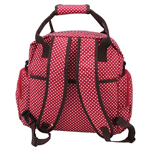Faltbare Baby-Tasche Große Kapazität multifunktionale Wickeltasche für zu Hause im Freien Rot