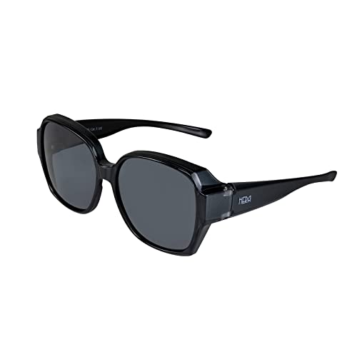 ActiveSol Überziehbrille HERA | Sonnenbrille zum Überziehen | polarisiert | UV400 | Sonnenbrille über Brille für Brillenträger | Autofahren & Fahrrad