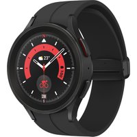 Samsung Galaxy Watch5 Pro - 45 mm - Black Titanium - intelligente Uhr mit Sportband - Anzeige 3.46 cm (1.4) - 16 GB - LTE, NFC, Wi-Fi, Bluetooth - 4G - 46.5 g