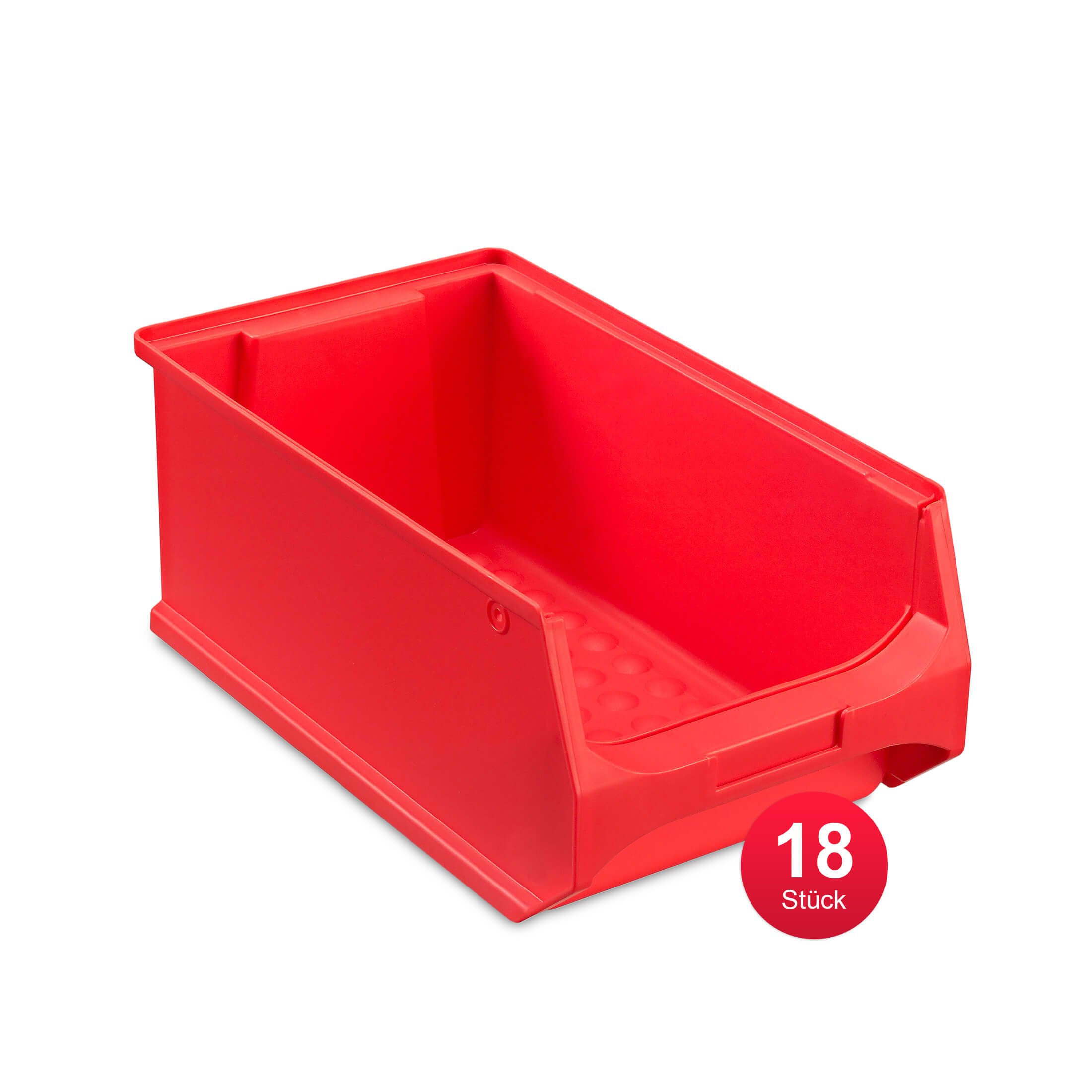 aidB Sichtlagerbox 4.0 - Karton - rot