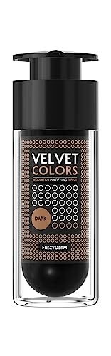 Frezyderm Velvet Colors Mattes Make Up - Dunkle Foundation, 30ml I Natürliches, mattes Finish, mildert Unreinheiten, Falten & Tränensäcke, bei Akne, fettiger, sensibler Haut