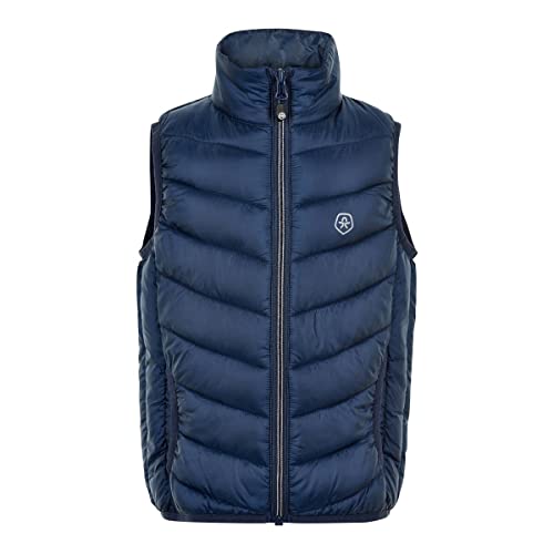 Color Kids Boys Waistcoat Packable Quilted Down Vest, Dress Blues, 104