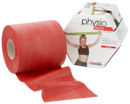 Deuser Physio Band 150 25 m Physioband, rot, One Size
